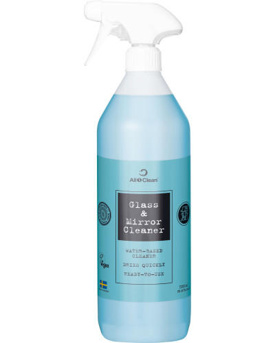 Очищувач для скла та дзеркал, All1Clean Glass & Mirror Cleaner 1000 ml
